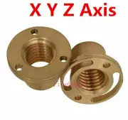 1Set Milling Machine CNC Longitudinal Brass Feed Nut X +Y+ Z Axis For BRIDGEPORT