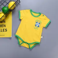 在飛比找momo購物網優惠-【La Moda Baby】黃色寶寶夏季外出服(寶寶衣服/嬰