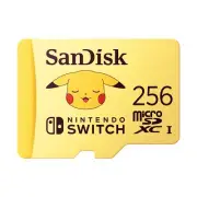 SanDisk 256GB microSDXC Card Licensed for Nintendo Switch, Pokémon Edition,