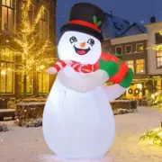 6 FT Christmas Inflatables Snowman Outdoor Decorations Blow Up Yard Xmas Garden