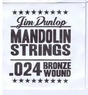Jim Dunlop Dunlop .024 Mandolin Single String Phosphor Bronze Wound Loop End