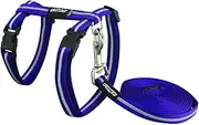 Rogz Alleycat Reflective Cat Harness Purple Small with Variable Load Safety Release Buckle