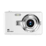 unbrand Digital Camera 1080P HD Photography Supports Up To 48MP Electronic Stabilization 4X Digital CCD Student Portable Camera White
