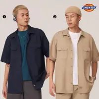 在飛比找momo購物網優惠-【Dickies】男款1574雙口袋短袖工裝襯衫(多款任選)