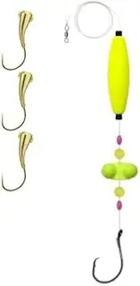 Cherishty Catfish Fishing Set, Takedown Catfish Float Rigs Santee Rig Circle Hooks, 5/0 8/0 6/0 Catfishing Tackle Equipment, Pre-Tied Catfishs Rattle Floater Making Kit, Bank Fishing Set