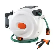 Greenfingers Water Hose Reel 20M Retractable Garden Spray Gun Auto Rewind