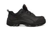*RUN OUT* Oliver Mens Sports Safety Work Shoe 44500 (Black, AU/UK 6)