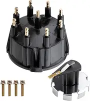Distributor Cap Tune Up Kit Compatible with Mercruiser V-8 Engines with Thunderbolt IV and V HEI Ignition Systems Replaces 805759Q3 Include Rotor, Cap, Gasket
