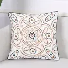 45cm Square Embroidery Cushion Insert Cover Decorative Throw Pillow Sofa Decor