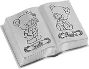 Amosfun Baby First Tooth Fetal Hair Keepsake Box Pattern Collection Organizer