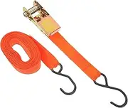 TOBBOMEY 4pcs Heavy Duty Cargo Tie Down Straps Ratchet Lashing Straps for Trucks Trailers Autos and Snowmobiles Durable and Reliable Cargo Securing