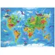 Chuckle&Roar 恐龍世界地圖 100片 拼圖總動員 兒童 美國進口拼圖