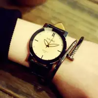 在飛比找博客來優惠-Watch-123 極品男友-可愛指針創意個性情侶手錶 _白