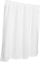 Semi Sheer Curtain Self Adhesive Light Filtering Drapes for Bedroom Living Room Easy Installation Adhesive Elegant White Design Versatile Use