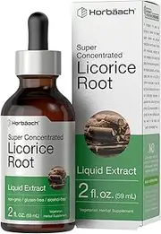 Licorice Root Extract | 2 oz | Alcohol Free | Vegetarian, Non-GMO, Gluten Free Liquid Tincture | by Horbaach