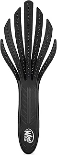 Wet Brush Go Green Curl Detangler Hair Brush - Black - Ultra-Soft IntelliFlex Detangling Bristles Glide Through Tangles with Ease - Great For Curly Hair - No Split Ends & Pain-Free for Wet or Dry Hair
