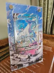 Ice Rider Calyrex VMAX #203 (Full Art) + Extended Artwork Display Case
