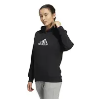 在飛比找蝦皮商城優惠-Adidas 女款 黑色 長袖棉帽T HM7069【KAOR