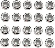 COHEALI 20Pcs Insert Rubber spacers jewelery rondelle Spacer Beads Charm Holder for Necklace Jewelry Stopper Beads Clip Spacer Pendants for Necklaces spacers Beads Bracelet Flat
