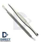 2Pcs Comedone Extractor #3-4 Blackhead Acne Remover Pore Pimple Blemish Tools