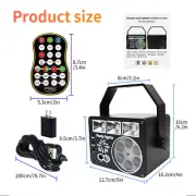 Honeycomb pattern three-in-one laser light laser light ktv room light led flasSS