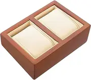 TOGEVAL Wooden Watch Display Holder with Simple Style Durable Watch Stand for Home Shop with Workmanship Prevents Scratches Sliding