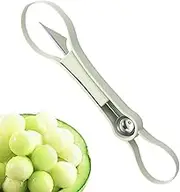 Watermelon Baller Scoop,Double-Headed Watermelon Baller Scoop Set | Stainless Steel Cantaloupe Ice Cream Sorbet Dessert Ball Spoon for Remove Core for Pear