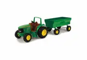 John Deere Tractor with Flarebox Wagon 1:16