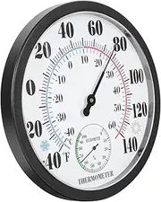 Levemolo Temperature Gauge Wall-Mounted Thermometer No Battery High Precision for Bedroom