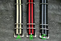 在飛比找Yahoo!奇摩拍賣優惠-22mm Nylon Watch Strap 尼龍NATO 