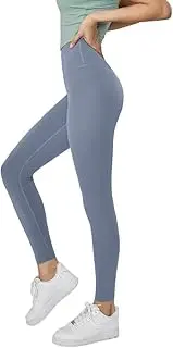 [Irsutey] Women High Waisted Workout Compression Plus Size Yoga Pant Lightweight Comfort Gym Running Exercise Biker Pants