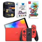 Nintendo Switch OLED Mario RED Edition + Mario & Luigi: Brothership Bundle