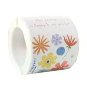 150Pcs/roll Thank you Stickers Rolls Package is happy to see you Stickers Seal Labels
