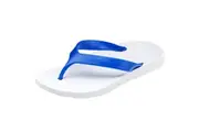 ARCHLINE Orthotic Thongs Arch Support Shoes Footwear Flip Flops Orthopedic - White/Blue