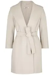 S Max Mara Messi Wool Jacket - Light Grey - 12 12