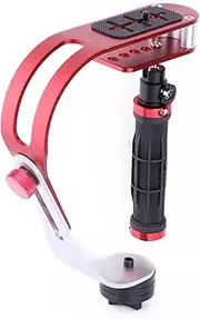 Professional Handheld Video Stabilizer for Camera, Support Mount Holder with Comfort Grip Handle, Aluminum Alloy Construction