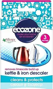 Ecozone Kettle and Iron Descaler x 3 (Pack of 4, Total 12 Sachets)