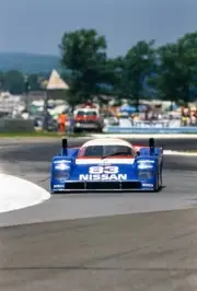 Geoff Brabham Chip Robinson Nissan NPT 91 A during the Watkins Gle- Old Photo