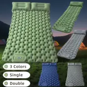 Foldable Double Inflatable Bed Camping Mattress Waterproof Airbed Pad Portable