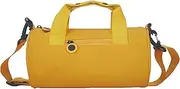[LUCOJET] Gym Bag for Women, Waterproof Travel Bag with Wet Clothes Compartments and Adjustable Strap, Small Duffel Bag for Sports, Gyms and Weekend Getaway, Yellow, Medium, Classic