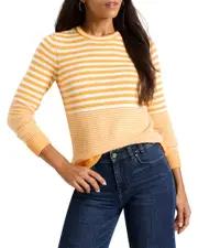 NIC + ZOE Cashmere-Blend Striped Sweater
