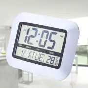 Thermometer Alarm Clock for Bedroom Desk Indoor Office with Temperature