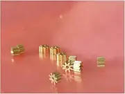 Motor Gear, Motor Brass Pinion Gear Motor Gear, Motor Brass Pinion Gear,10pcs Copper Gear 0.4M 8T 0.98MM 1MM 1.48MM 1.5MM Bore Diameter Brass Gears G-S (Hole Diameter : 1.48 1.5mm, (Color : 8 Teeth,