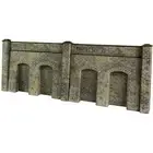 Metcalfe PO245 - Grey Stone Retaining Wall - Die Cut Card Kit 00 Gauge - RM48P