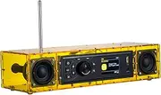Yellow ALK103 FM/DAB Radio DIY (DIY) Acrylic Kits DIY DAB+/FM Sets with Alarm Mode & LCD Display & Stereo Sound