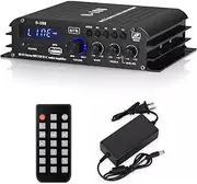 Bluetooth 5.0 Stereo Audio Receiver Amplifier 2.1 Channel Mini Audio Home Stereo