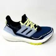 Adidas Ultraboost 21 COLD.RDY Navy White Yellow Womens Running Shoes S23754