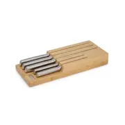 Joseph Joseph Elevate 5 Piece Knife Set with Bamboo Storage Tray - Robins Kitchen