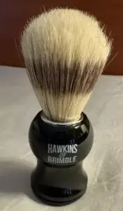 Shaving Brush For Men • Hawkins And Brimble • Brand New • Black Vegan Synthetic