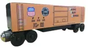Wooden Whittle Shortline Railroad UNION PACIFIC FRUIT EXPRESS HI-CUBE BOXCAR